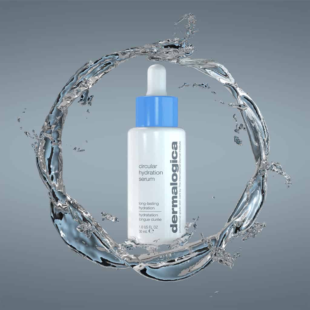 circular hydration serum product